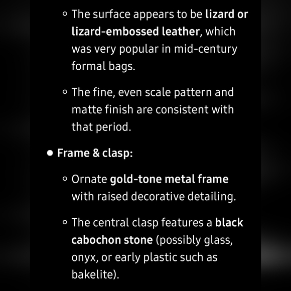 Vintage Berger Bags Evening Clutch Style No. 66, Mid 20th Century - Picture 16 of 16